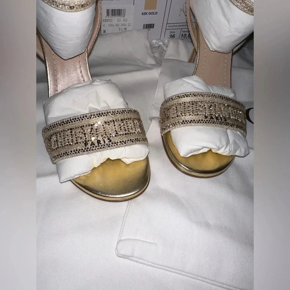 Christian Dior Strass & Lamina Heels - Picture 3 of 5